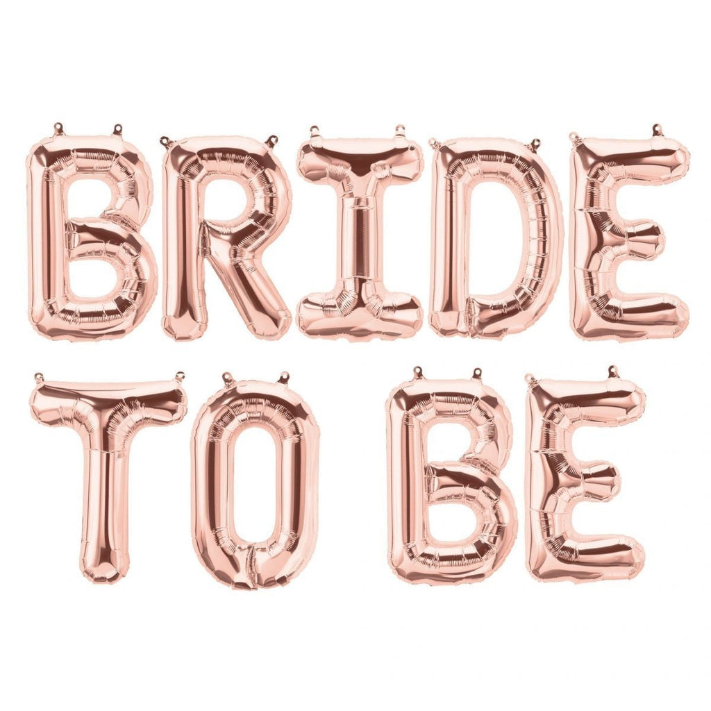 Lets Flamingle Rose Gold 16" Balloon Banner | Multiple phrases!